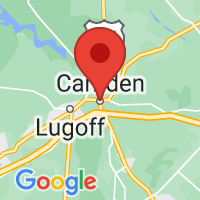 Map of Camden, SC US